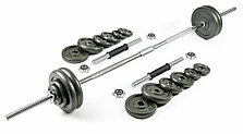 Набор Гантели и штанга ATLAS SPORT 50кг в чемодане (металл краш) Atlas Sport 2071000320519, фото 2