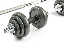 Набор Гантели и штанга ATLAS SPORT 50кг в чемодане (металл краш) Atlas Sport 2071000320519, фото 2