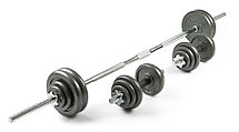 Набор Гантели и штанга ATLAS SPORT 50кг в чемодане (металл краш) Atlas Sport 2071000320519, фото 3