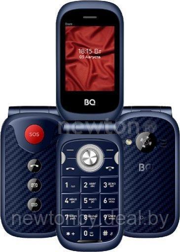 Кнопочный телефон BQ-Mobile BQ-2451 Daze (синий) - фото 1 - id-p220984632