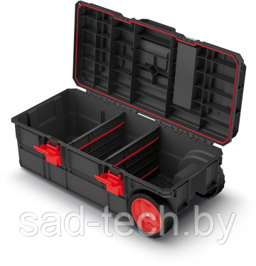 Ящик для инструментов на колесах Qbrick System Kistenberg X-Wagon TechX BLOCK, черный, - фото 1 - id-p220982342