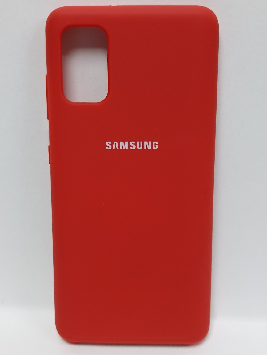 Чехол Samsung A41 soft touch красный - фото 1 - id-p220984742
