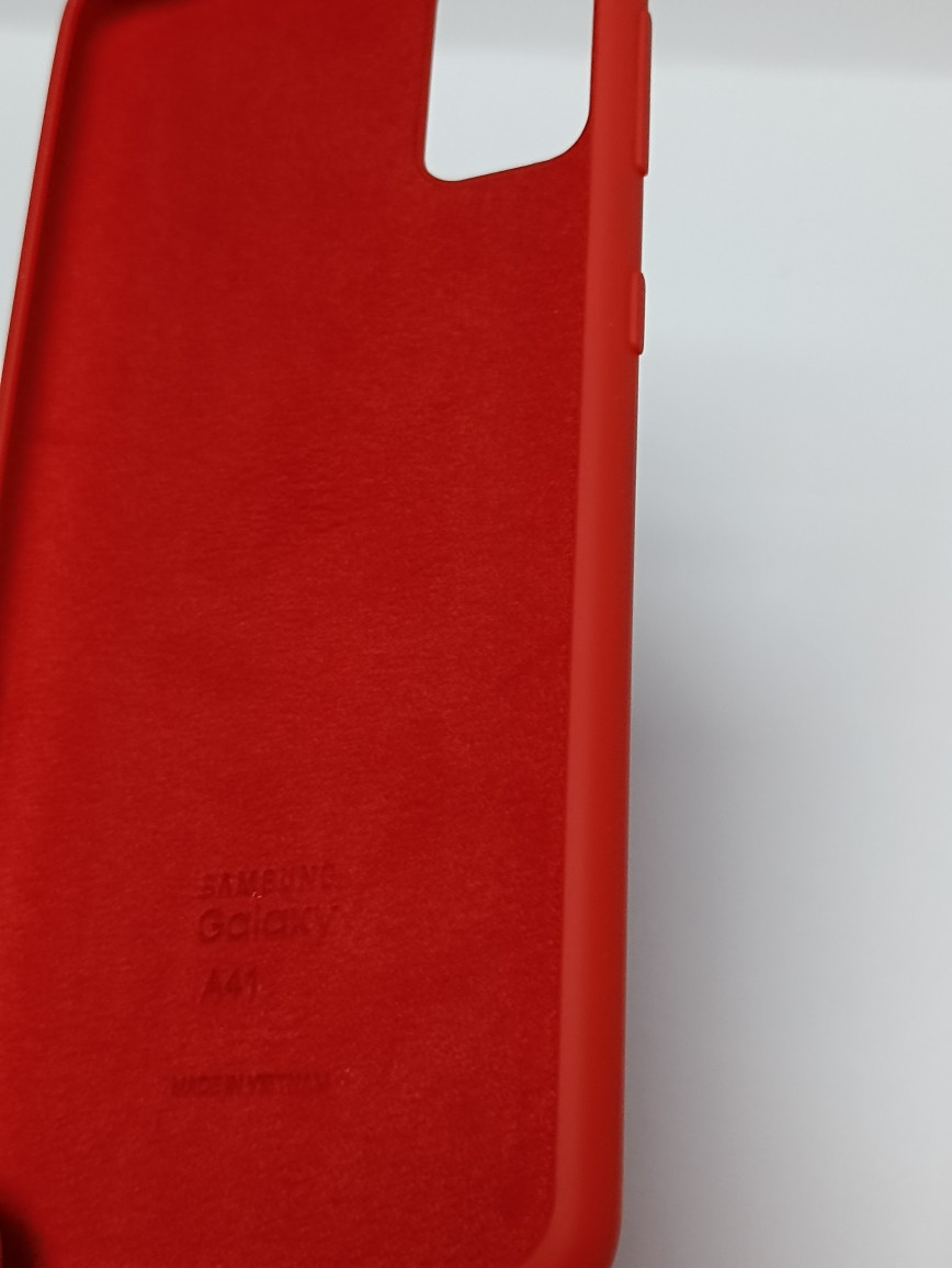 Чехол Samsung A41 soft touch красный - фото 2 - id-p220984742