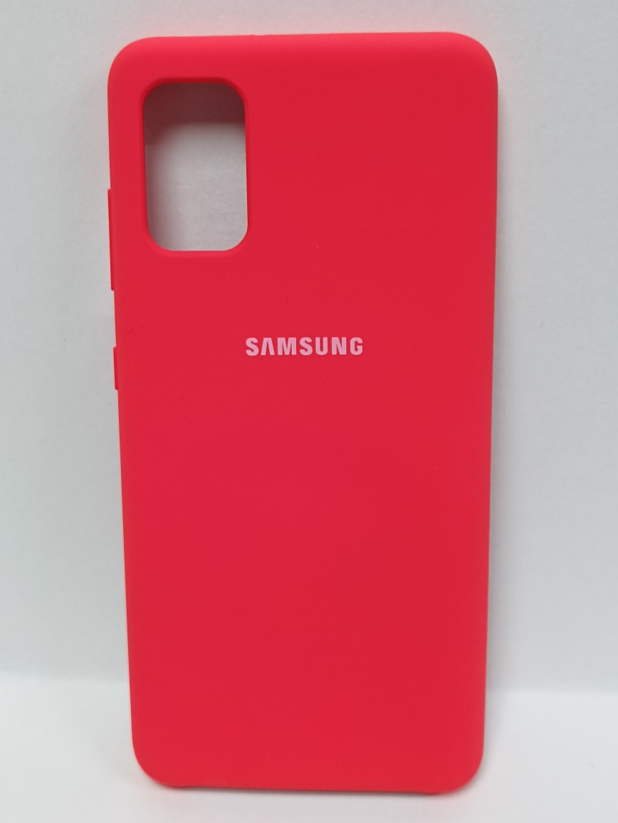 Чехол Samsung A41 soft touch розовый - фото 1 - id-p220984751