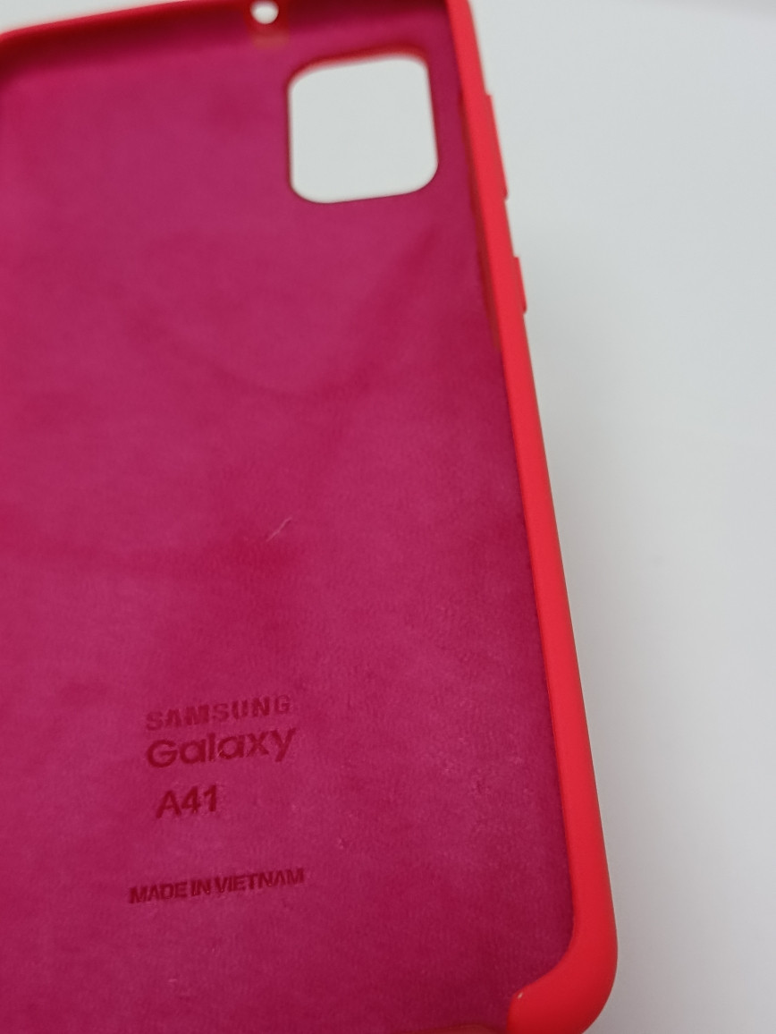 Чехол Samsung A41 soft touch розовый - фото 2 - id-p220984751