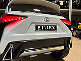 Детский электромобиль RiverToys Lexus E111KX (белый), фото 5