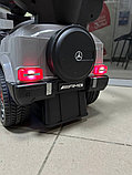 Детский толокар RiverToys Mercedes-Benz GL63 Z001ZZ-A (серый бриллиант)  3 в 1 электромобиль, трансформируется, фото 6
