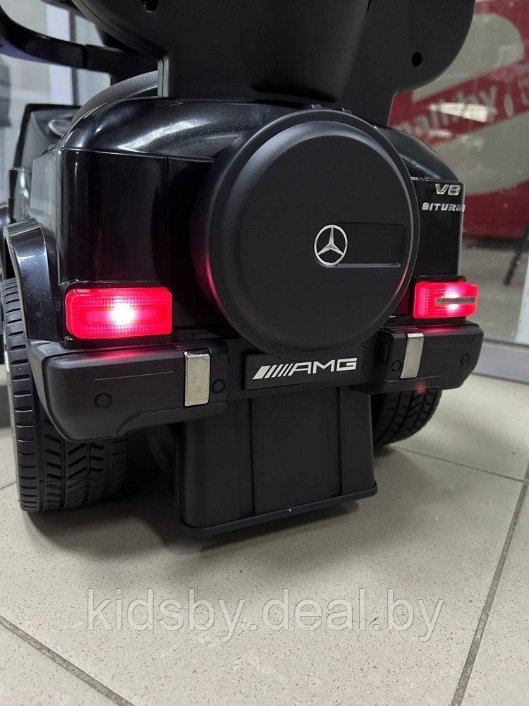 Детский толокар RiverToys Mercedes-Benz GL63 Z001ZZ-A (черный бриллиант) 3 в 1 электромобиль, трансформируется - фото 6 - id-p220623064