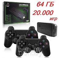 Игровая приставка Game Stick Lite 4К HDMI 64Gb 20000+ 2 беспроводных джойстика