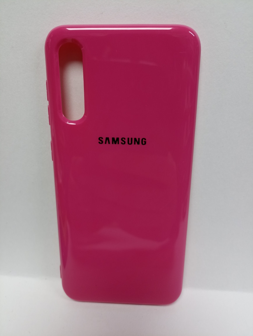 Чехол Samsung A50 Geely малиновый - фото 1 - id-p220987691