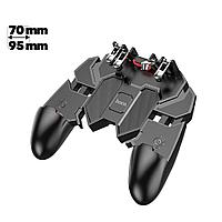 Игровой контроллер для смартфона HOCO GM7 Eagle Six Finger 4 триггера (черный)