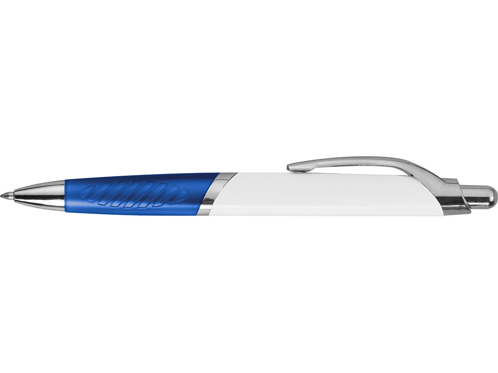 Ручка шариковая Призма белая/синяя - фото 3 - id-p221026555