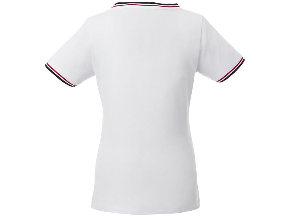 Женская футболка Elbert с коротким рукавом, белый/темно-синий/красный - фото 3 - id-p221026839