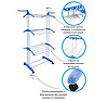 Многофункциональная передвижная полка - вешалка для хранения и сушки одежды Clothes Hanger / Сушилка для, фото 8