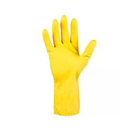 Перчатки К80 Щ50 латексн. защитные промышлен., р-р 7/S, желтые, JetaSafety