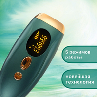 Фотоэпилятор для удаления волос IPL Hair Removal Device 999999 импульсов Зеленый
