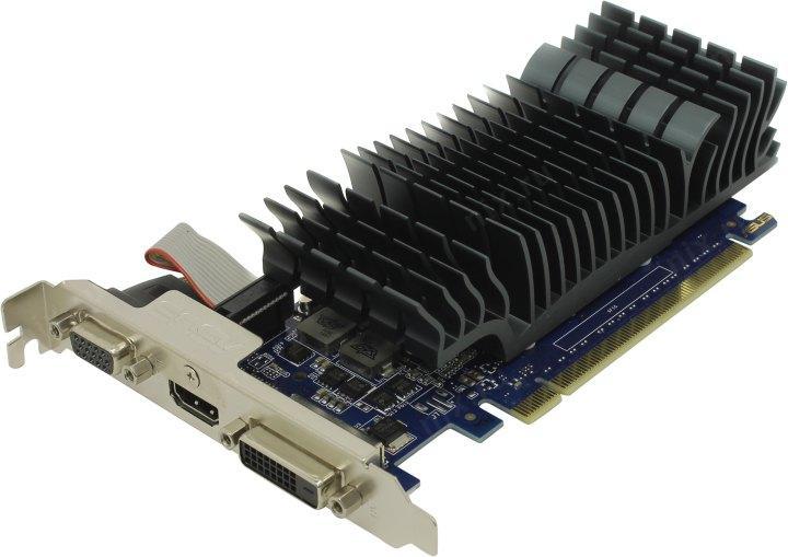 Видеокарта 2Gb PCI-E GDDR5 ASUS GT730-SL-2GD5-BRK (RTL) D-Sub+DVI+HDMI GeForce GT730 - фото 1 - id-p221029952