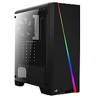 Корпус AeroCool Cylon Black ATX, mATX, Mini-ITX, Midi-Tower, без БП, с окном, подсветка, 2xUSB 2.0, USB 3.0,