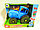 Музыкальный трактор-каталка Синий трактор из м/ф "Едет трактор", 15 песен и звуков, фото 2