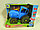 Музыкальный трактор-каталка Синий трактор из м/ф "Едет трактор", 15 песен и звуков, фото 4