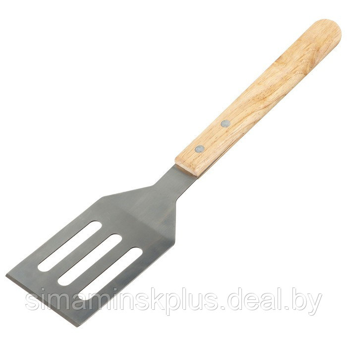 Набор для барбекю Maclay: вилка, щипцы, лопатка, нож, 33 см - фото 7 - id-p221031235