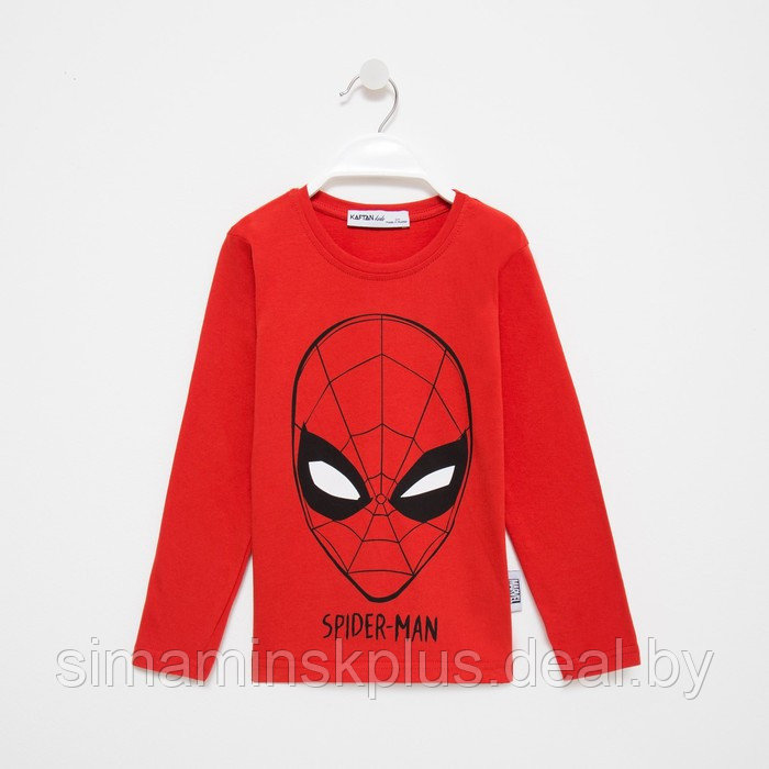 Джемпер детский MARVEL "Spider man", рост 110-116 (32), цвет красный - фото 1 - id-p221031483