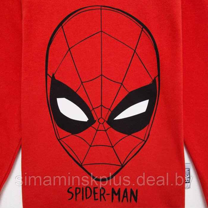 Джемпер детский MARVEL "Spider man", рост 110-116 (32), цвет красный - фото 5 - id-p221031483