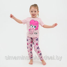 Пижама детская для девочки My Little Pony, рост 98-104