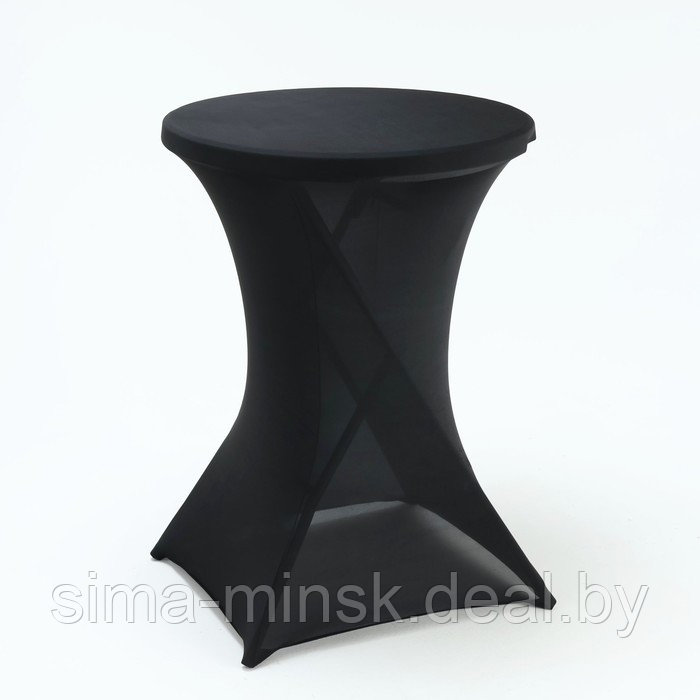 Чехол свадебный на стол, чёрный, размер 80х110см 7547901 - фото 1 - id-p221031919