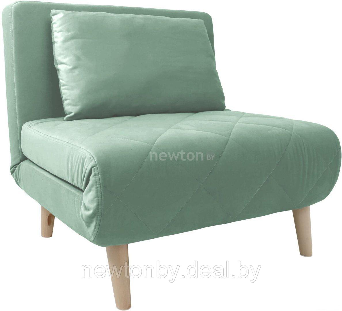 Кресло-кровать DiArt Элли 80 104187 (мятный Antonio mint/бук) - фото 1 - id-p221031931