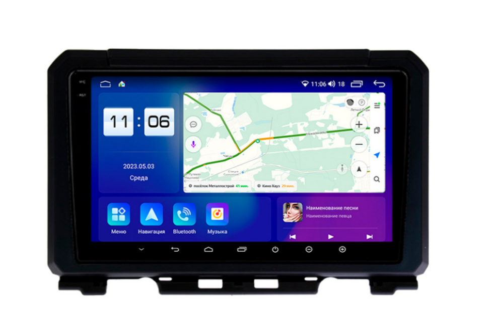 Штатная магнитола Parafar для Suzuki Jimny (2019+) на Android 12 +4G модем 8/128gb