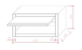 Шкаф-настенный кухонный из нержавеющей стали - фото 2 - id-p221032599