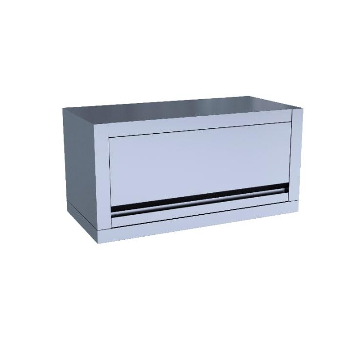 Шкаф-настенный кухонный из нержавеющей стали - фото 1 - id-p221032898