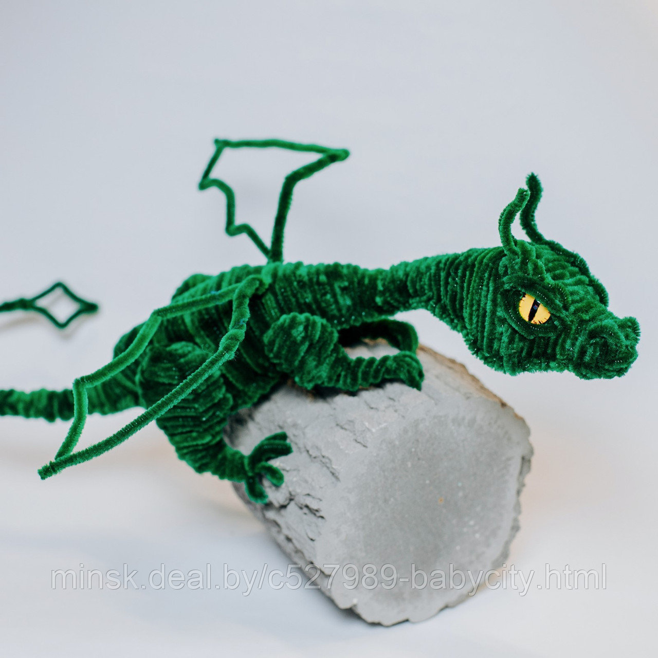 Игрушка из меховых палочек «Волшебный дракон» - фото 5 - id-p221033137