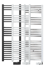 Электрический полотенцесушитель Atlantic 2012 NA 500W, антрацит узкий 1248x400x100