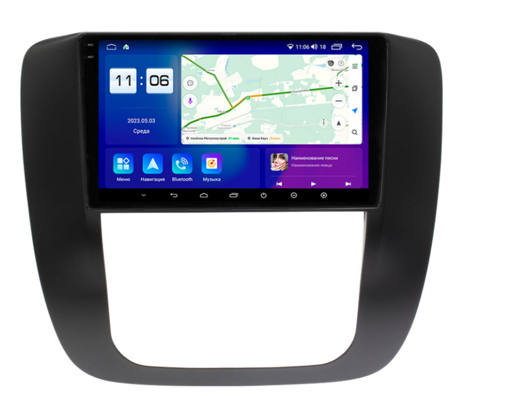 Штатная магнитола Parafar для Chevrolet Silverado, Tahoe 2007 - 2014 на Android 13 4/64gb+4g модем