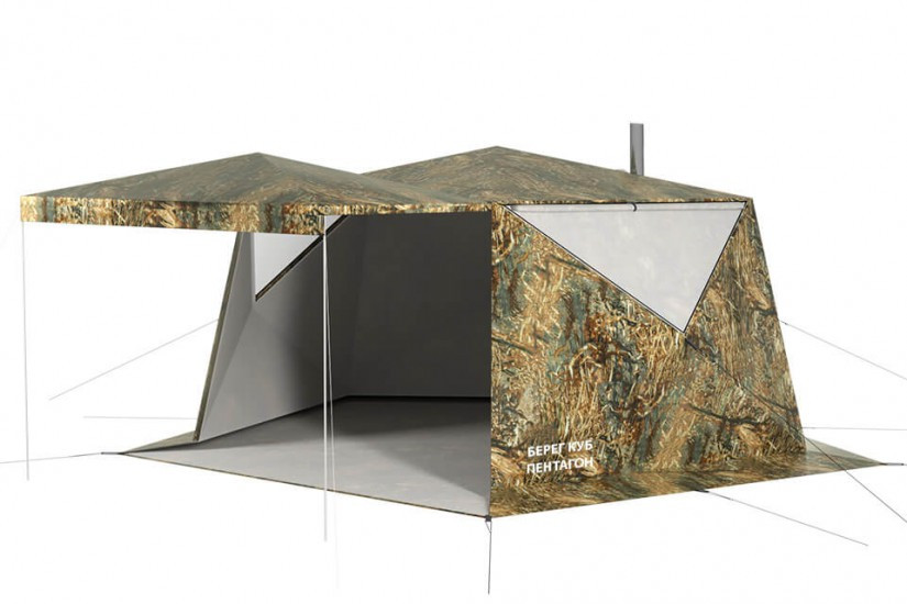 Зимняя палатка Берег Пентагон (двухслойная) - фото 1 - id-p221049643
