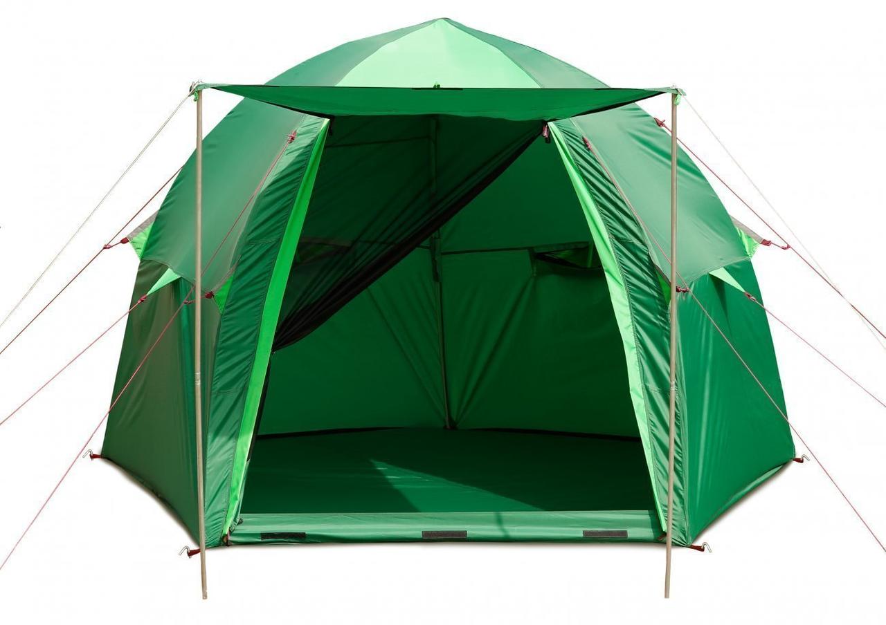Летняя палатка Лотос 3 Саммер (Зеленый) - фото 4 - id-p221077892