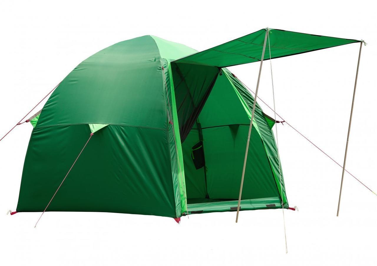 Летняя палатка Лотос 3 Саммер (Зеленый) - фото 5 - id-p221077892