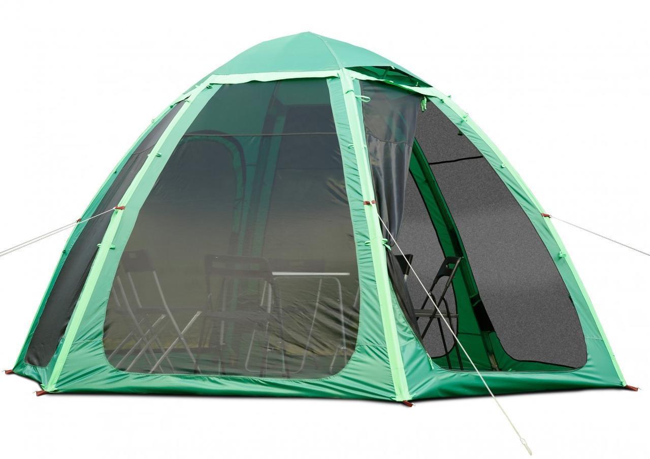 Комплект шатер ЛОТОС 5 Опен Эйр + Влагозащитный тент + Стойки - фото 4 - id-p221077902