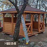 Беседка "Засценак" 3,5 на 3 м., фото 9