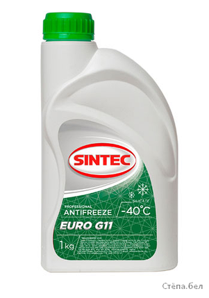 Антифриз Sintec-40 G11 Euro (зеленый) 1кг, фото 2