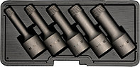 Головки экстракторы для шпилек 1/2" 8-16mm (5пр.) HRC 49-52 YATO YT-0624