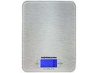 Весы кухонные (5 кг, стекло 3 mm, дисплей 45х23 mm с подсветкой) NORMANN ASK-266