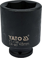 Головка торцевая ударная 3/4" 6гр. 48mm L90mm CrMo YATO YT-1148