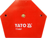 Струбцина магнитная для сварки 111х136х24mm (34.0кг) YATO YT-0867