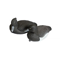 Муляж "Утки" пластмассовая с поворотной головой для пруда декоративного(к-т 2шт)(15х19х28см,цвет:черный,