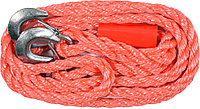 Трос буксировочный плетеный пропиленовый в комплекте с крюками (3500кг) VOREL 82200