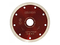 Алмазный круг 125х22.23 mm по керамике сплошн.ультратонкий (1.2 mm) HILBERG HM502