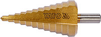 Сверло по металлу ступенчатое 6-38mm HSS-TiN YATO YT-44740